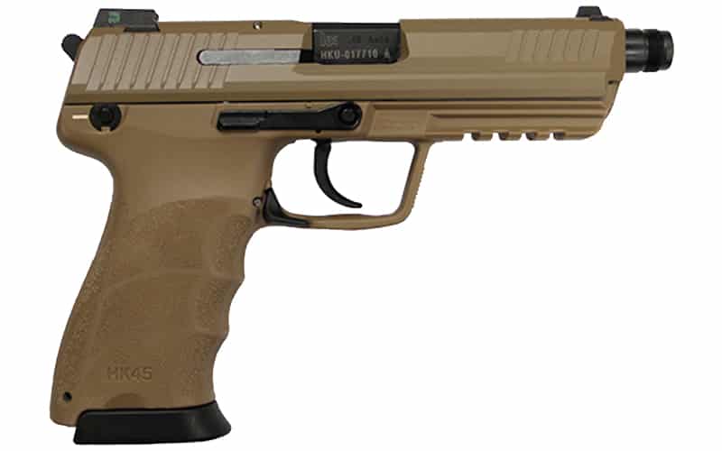 Heckler and Koch HK45 Full Flat Dark Earth Threaded